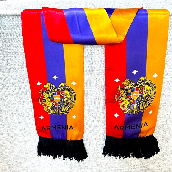 Armenian Soccer Scarf - New WRAPPED with Tags / Armenia Football Stole - Picture 11 of 17